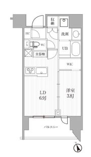 シーズンフラッツ代々木の間取り画像