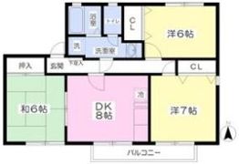 ミロワールBの間取り画像