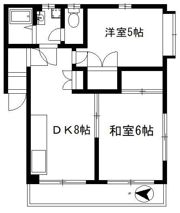 ミキハイツの間取り画像