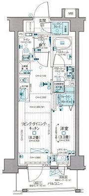 デュオステージ中野の間取り画像