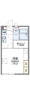 レオパレス袋井駅南の間取り画像