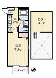 レスポワール東府中の間取り画像