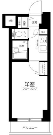 フェニックス伊勢佐木町の間取り画像