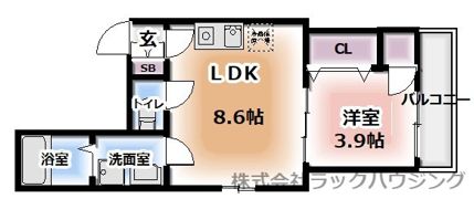 GRANDIR古川橋の間取り画像