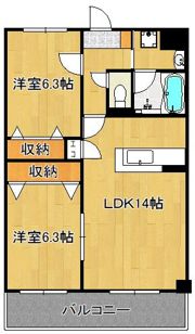 ニューガイア上石田の間取り画像