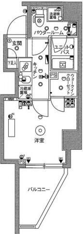 スカイコート蒲田壱番館の間取り画像