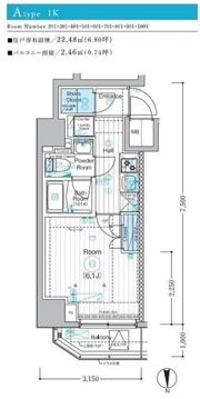 MAXIV西川口TREの間取り画像
