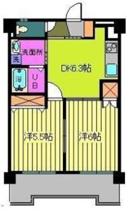第100杉フラットの間取り画像