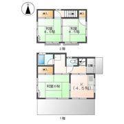 南矢島戸建2の間取り画像