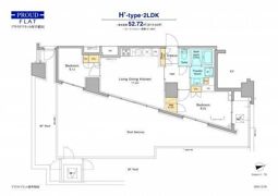プラウドフラット西早稲田の間取り画像