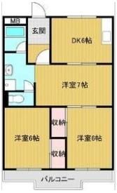 パティオ野並の間取り画像