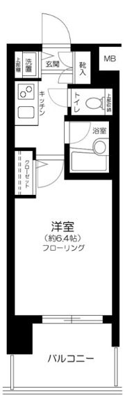 アーバイルスパシエ芝浦BAY-SIDEの間取り画像