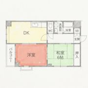 キンキマンションの間取り画像