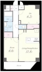 クリスタルコートの間取り画像
