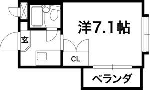 サンライト橋本の間取り画像