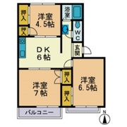 ガーデンハイツ壱番館の間取り画像