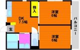 オレンジマンションの間取り画像