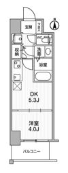 クレストコート江坂垂水町の間取り画像