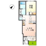 仮）守山区中志段味新築アパートの間取り画像