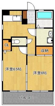 エクレール中井の間取り画像