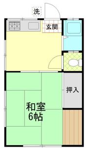 港南ハイツB棟の間取り画像