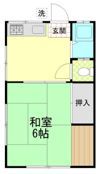 港南ハイツB棟の間取り画像