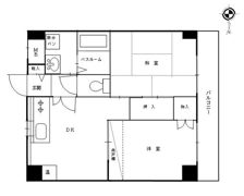 ホワイトキャッスル上大岡の間取り画像