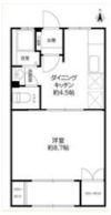 岡本梅林住宅5号棟の間取り画像