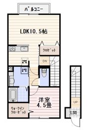 D-room陵厳寺の間取り画像
