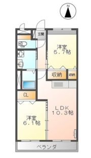茉莉花の間取り画像