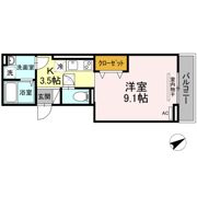 ERDE 城北（エルデ）の間取り画像