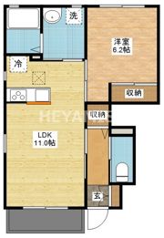 シャーメゾンYTY B棟の間取り画像