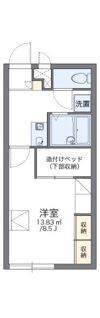 レオパレスめんそーれーの間取り画像
