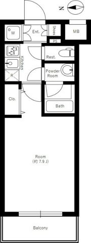ブレシア新御徒町の間取り画像