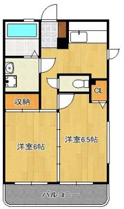 エクレール中井の間取り画像