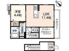 Mハイム南蟹屋の間取り画像