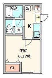クレフラスト一之江の間取り画像