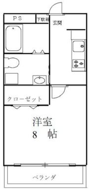 ちずるマンションの間取り画像