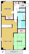 フォブール津森A棟の間取り画像