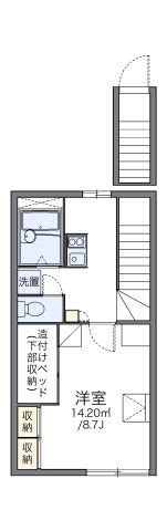 レオパレスロータスの間取り画像