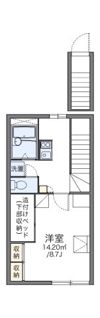 レオパレスロータスの間取り画像
