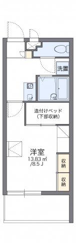 レオパレス新都心ASAKAの間取り画像