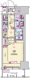 プレサンス天王寺デルニエの間取り画像