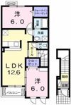 レジデンスヒルの間取り画像