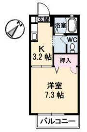 サントーク伴 B棟の間取り画像