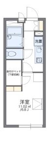 レオパレスハイツ流山の間取り画像