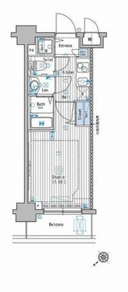 グランド・ガーラ池袋の間取り画像