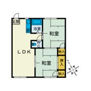 ラークハイツの間取り画像