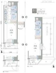 リヴシティ新御徒町の間取り画像