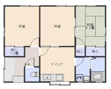 関住宅の間取り画像